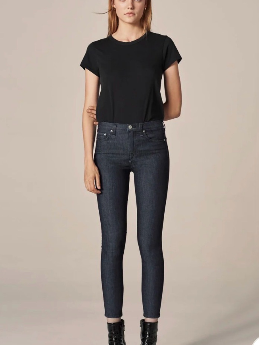 rag & bone Dark Indigo Skinny Jeans